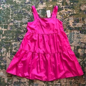 Crosby Pink Dress with Back Zipper & Tie